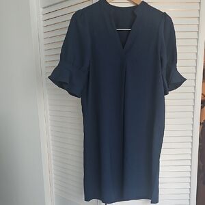 Elegant Navy Blue Dress